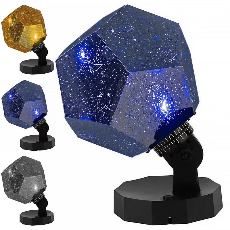 Star Projector Galaxy Lamp Starry Sky Night Light 360 Degree Rotating Cosmos Celestial Night Lamp for Bedroom Decor Kid'S Gift